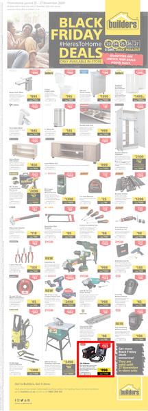Builders : Black Friday (25 November - 27 November 2020) (AVAILABLE IN-STORE ONLY), page 1