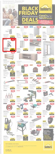 Builders : Black Friday (25 November - 27 November 2020) (AVAILABLE IN-STORE ONLY), page 1