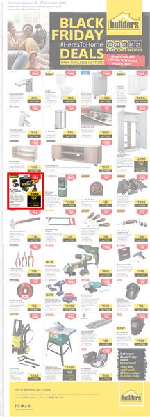 Builders : Black Friday (25 November - 27 November 2020) (AVAILABLE IN-STORE ONLY), page 1