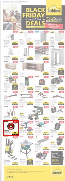 Builders : Black Friday (25 November - 27 November 2020) (AVAILABLE IN-STORE ONLY), page 1