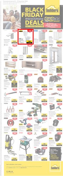 Builders : Black Friday (25 November - 27 November 2020) (AVAILABLE IN-STORE ONLY), page 1