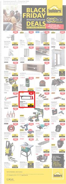 Builders : Black Friday (25 November - 27 November 2020) (AVAILABLE IN-STORE ONLY), page 1