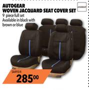 Autogear Woven Jacquard Seat Cover Set SA493/4