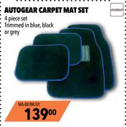 Autogear Carpet Mat Set MA-BE/BK/Gy