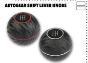 Autogear Shift Lever Knobs Red Trim SLK01