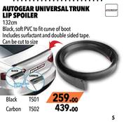 Autogear Universal Trunk Lip Spoiler 132cm (Black) TS01