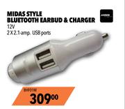 Midas Style Bluetooth Earbud  & Charger BHF01M
