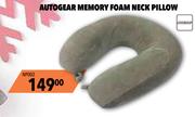 Autogear Memory Foam Neck Pillow NP002