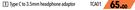 Autogear Type Adaptors Type C To 3.5mm Headphone Adaptor TCA01