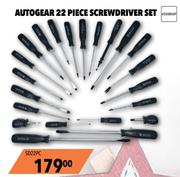 Autogear 22 Piece Screwdriver Set SD22PC