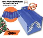 Midas Professional Tools Cantilever Tool Box TB460M-L460 x W248 x H220mm