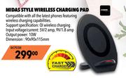 Midas Style Wireless Charging Pad WCP03M