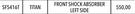Titan Front Shock Absorber Left Side  For Hundai Atos 1.1 2005-2013 SF5412T