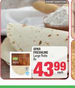 Spar Freshline Large Rotis-8s Pack