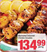 Marinated Deboned Chicken Sosaties-Per kg