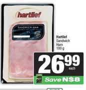 Hartlief Sandwich Ham-100g