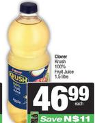 Clover Krush 100% Fruit Juice-1.5Ltr