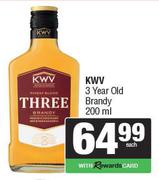KWV 3 Year Old Brandy-200ml