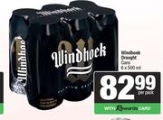 Windhoek Draught Cans-6 x 500ml