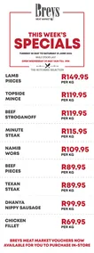 Breys Meat Market : This Week's Specials (28 May - 1 June 2024)