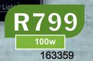 Solar Floodlight 2 Pce 100W 163359
