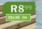 Timber 38 x 38-Per m