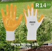 Ingco Glove Nitrile L/XL