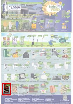 K Carrim Builders Mecca : Spring Vibes (11 August - 11 September 2023), page 1