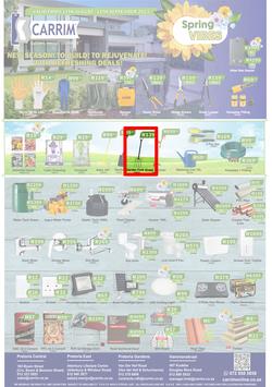 K Carrim Builders Mecca : Spring Vibes (11 August - 11 September 2023), page 1