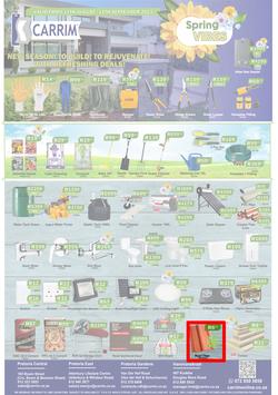 K Carrim Builders Mecca : Spring Vibes (11 August - 11 September 2023), page 1
