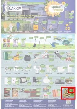 K Carrim Builders Mecca : Spring Vibes (11 August - 11 September 2023), page 1