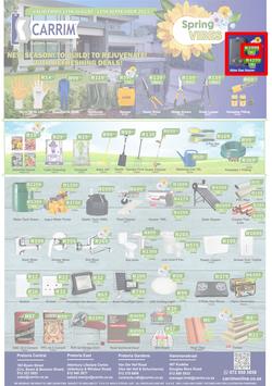 K Carrim Builders Mecca : Spring Vibes (11 August - 11 September 2023), page 1