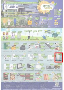 K Carrim Builders Mecca : Spring Vibes (11 August - 11 September 2023), page 1