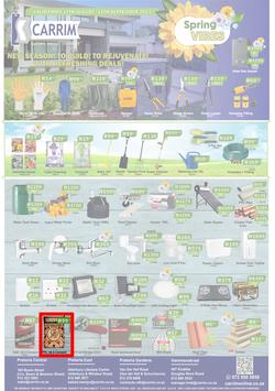 K Carrim Builders Mecca : Spring Vibes (11 August - 11 September 2023), page 1