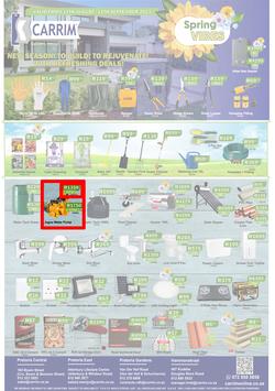 K Carrim Builders Mecca : Spring Vibes (11 August - 11 September 2023), page 1