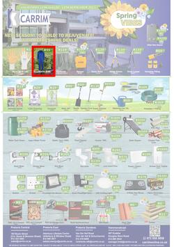 K Carrim Builders Mecca : Spring Vibes (11 August - 11 September 2023), page 1
