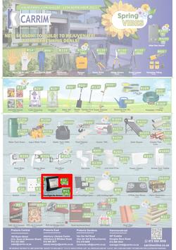 K Carrim Builders Mecca : Spring Vibes (11 August - 11 September 2023), page 1