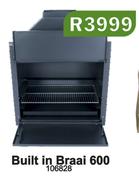 Built In Braai 600 106828