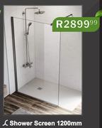 Shower Screen 1200mm