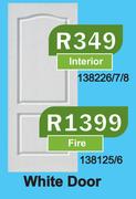 White Door Interior 138226/7/8