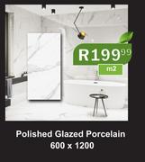 Polished Glazed Porcelain 600 x 1200-Per Sqm
