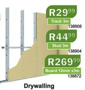 Drywalling Track 3m 138908