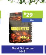 Braai Briquettes 40451-4Kg