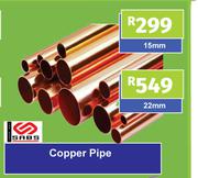 Copper Pipe 22mm