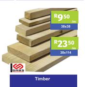Timber 38 x 38-Per m