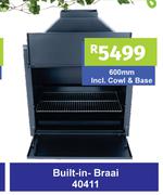 Built In Braai 600mm 40411