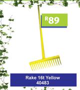 Rake 16T Yellow 40483