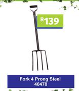 Fork 4 Prong Steel 40470