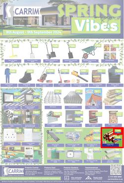 K Carrim Builders : Spring Vibes (09 August - 09 September 2024), page 1