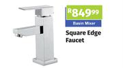 Square Edge Faucet Basin Mixer